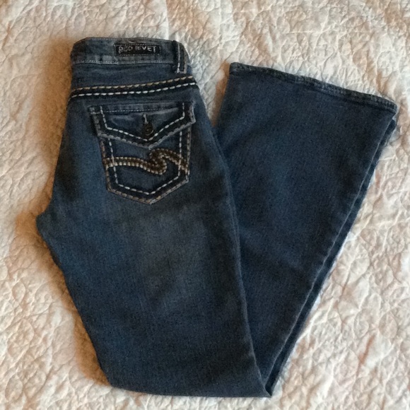 Red Rivet & Paris Blues Jeans Paris Blues Capris Red Rivet Blue